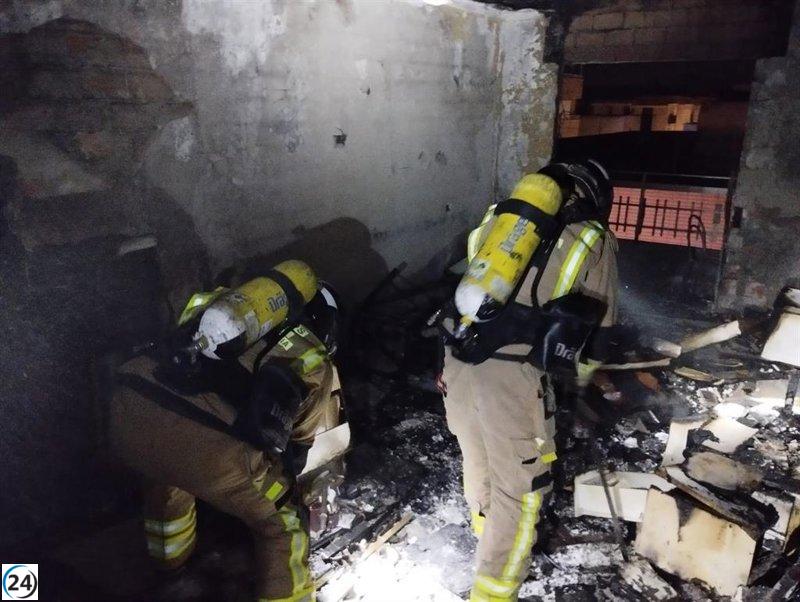 Éxito en la extinción de un incendio en edificio de Beniel, Murcia