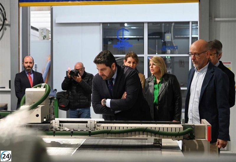 López Miras revela un plan de 5 millones de ayuda económica para fomentar la inversión en I+D en empresas de todos los tamaños