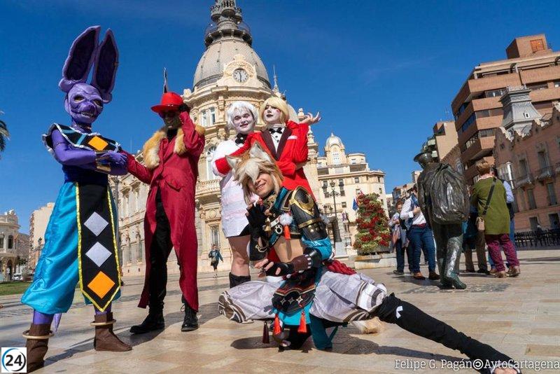 Gran éxito de asistencia en el Salón del Manga de Cartagena con 12.000 visitantes en su décima edición en abril.