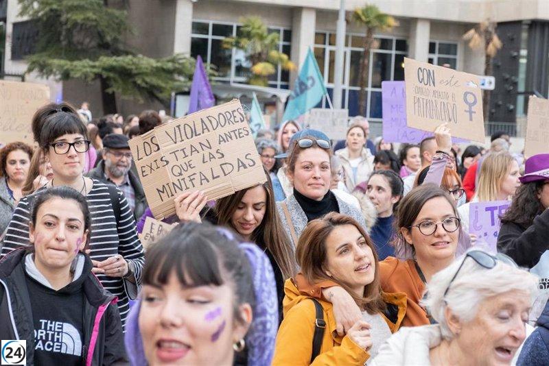 Concentraciones feministas para el 8M en el centro de Murcia