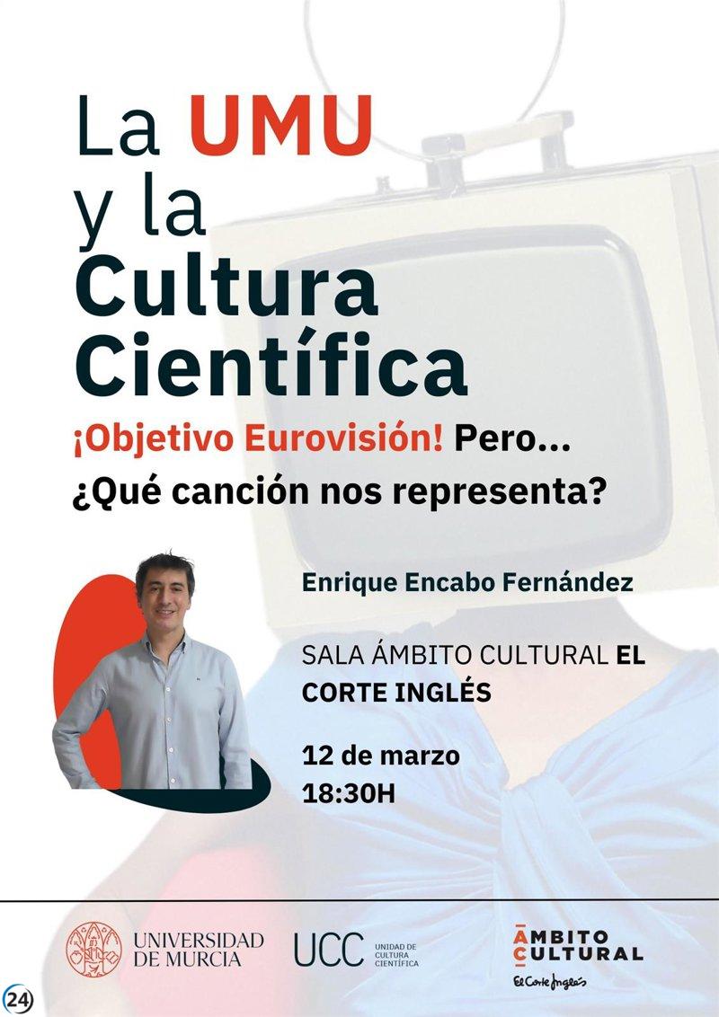 El profesor de la UMU, Enrique Encabo, explora el pasado musical español de Eurovisión en una conferencia en El Corte Inglés.