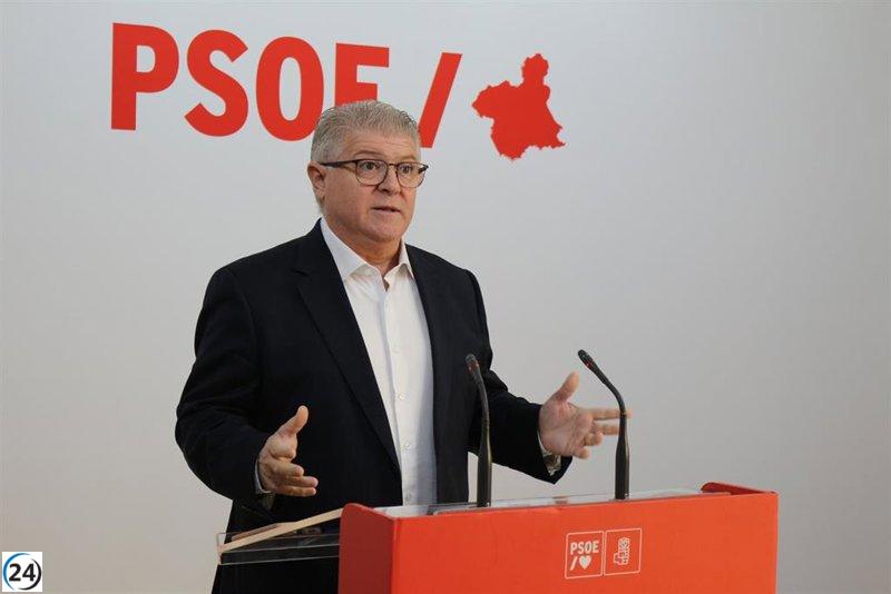 Vélez ataca a López Miras por su gestión en la Región: