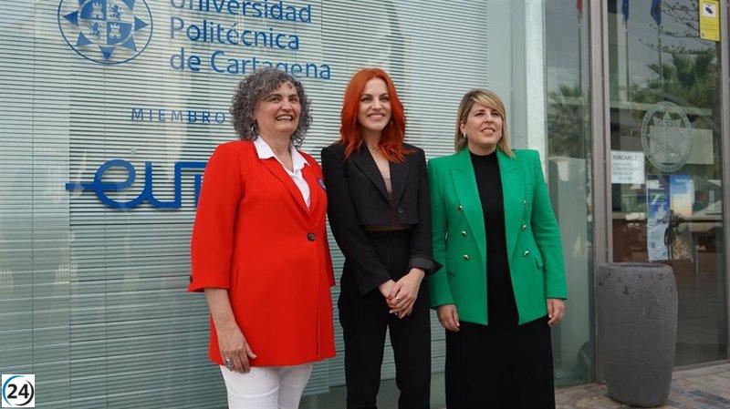 Sara García, la astronauta, alienta a las futuras ingenieras a ser valientes y curiosas