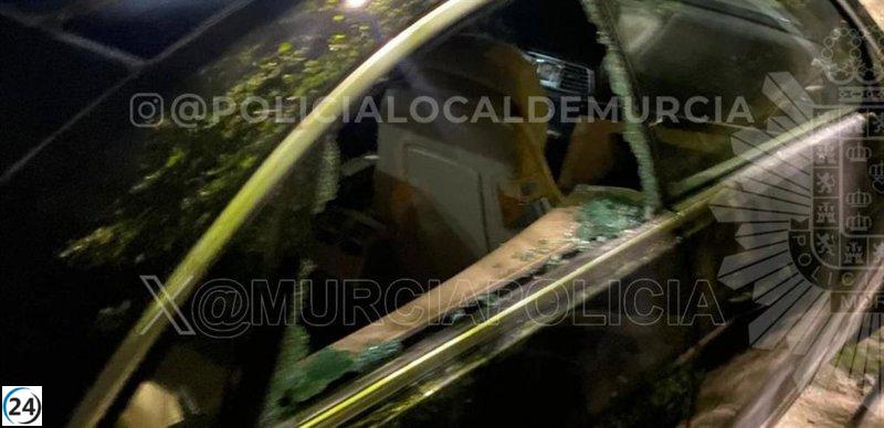 Individuo arrestado por vandalizar múltiples coches en Murcia