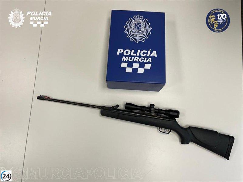 Menor denunciado en Murcia por llevar carabina de aire comprimido