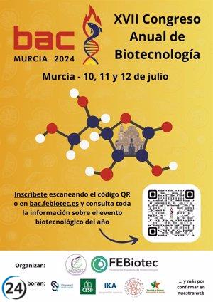 Murcia acogerá Congreso anual de Biotecnología.