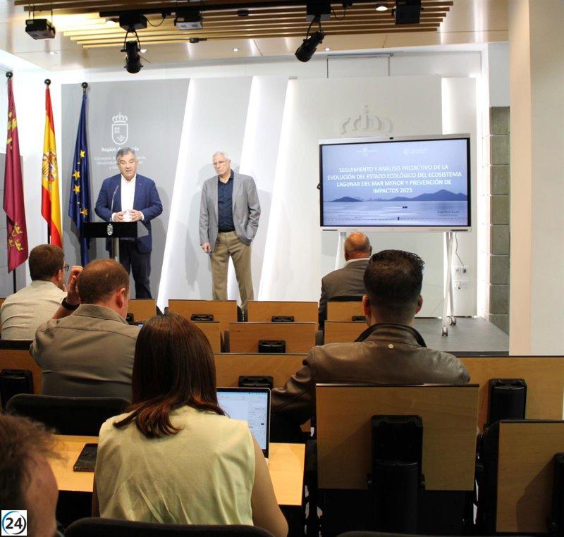 Informe destaca la urgencia de reducir el nivel del acuífero en el Mar Menor.