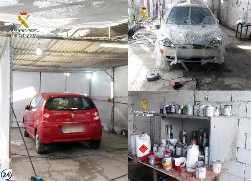 La Guardia Civil desmantela talleres ilegales en Murcia.