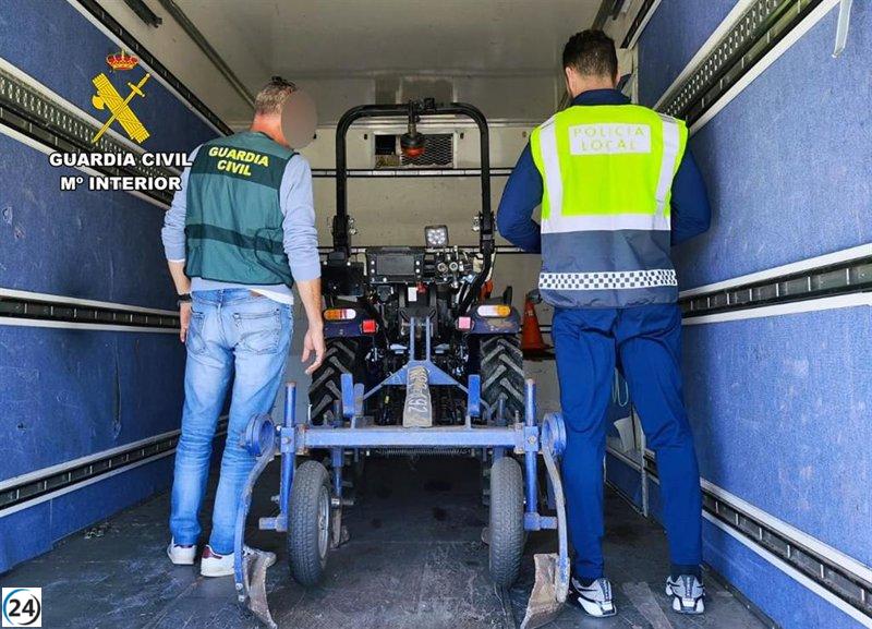 La Guardia Civil desarticula bandas criminales en fincas del Guadalentín.