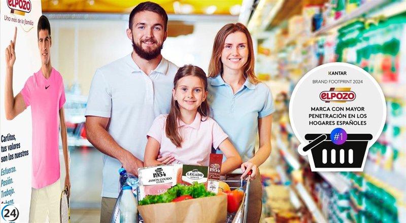 El estudio revela que ELPOZO es la marca preferida en los hogares españoles por noveno año seguido.