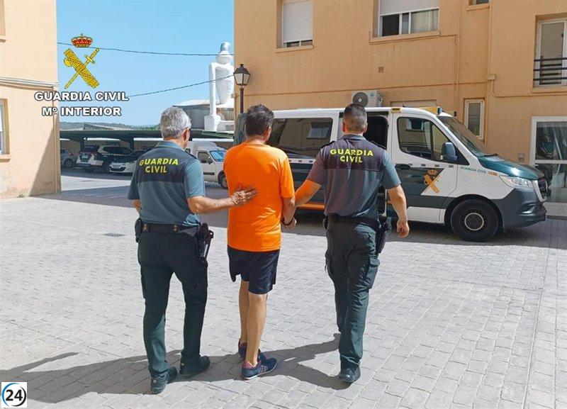 La Guardia Civil arresta a sospechoso de robos en Moratalla (Murcia)