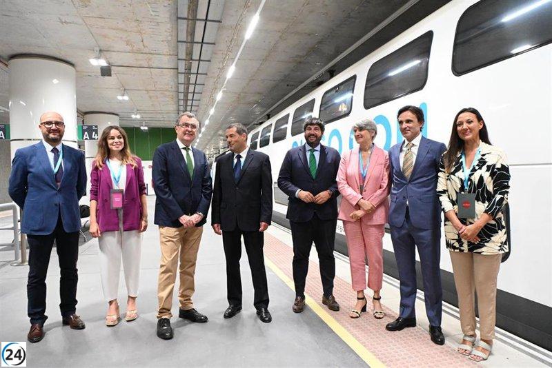Ouigo ampliará servicios de línea Murcia-Madrid hacia Lorca y Madrid con la llegada del AVE.