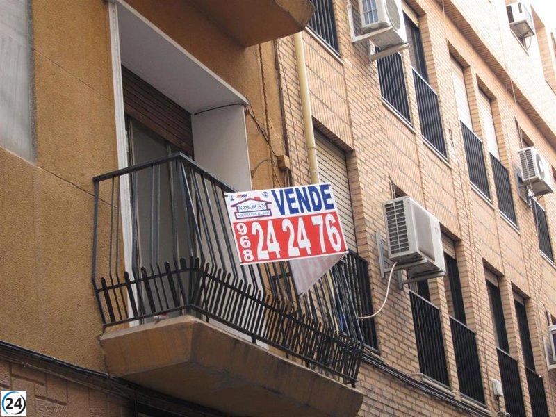 La firma de hipotecas en Murcia cae un 6,7% en agosto.