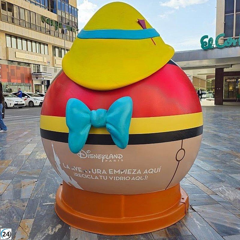 Ecovidrio y Disneyland París traen el reciclaje de vidrio a Murcia y Cartagena.