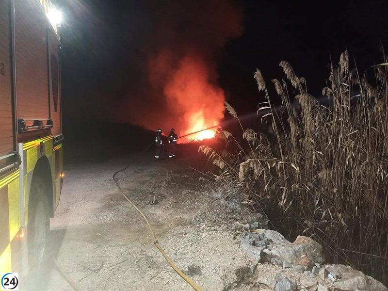 Incendio forestal en Rambla del Salar, Archena-Ceutí, sofocado con éxito.