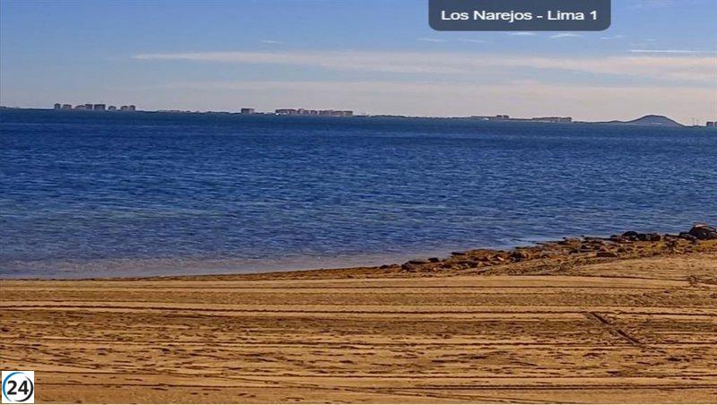 La Comunidad refuerza la vigilancia del Mar Menor con dos cámaras de tiempo real.
