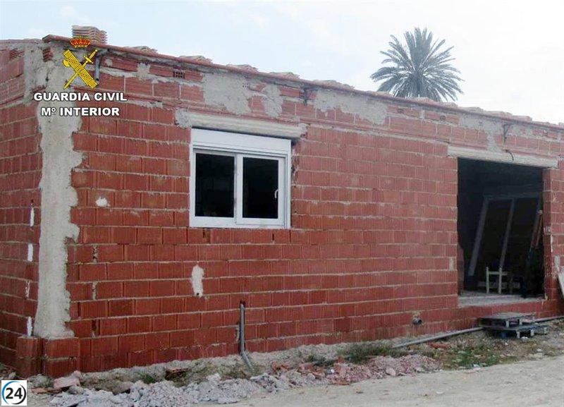 Tres residentes de Mazarrón bajo investigación por edificar en zona de alta protección ambiental.