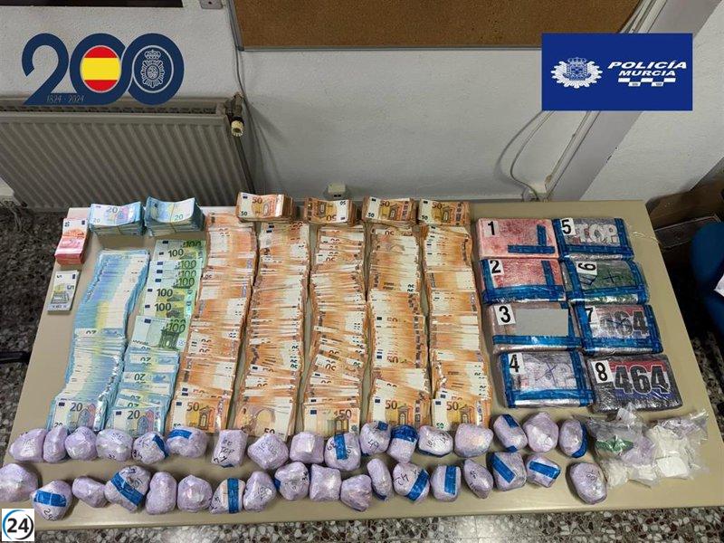 Desmantelan en Murcia a dos miembros de una banda de narcotráfico.