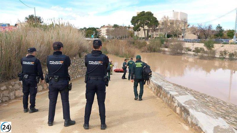 Desaparecido en el Segura: operativo en La Fica tras caída en salto de agua.