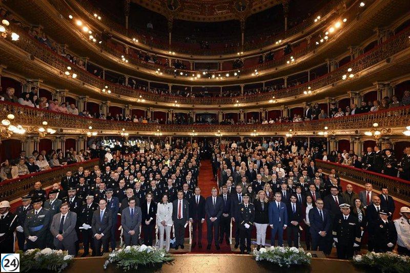 Murcia celebra a su Policía Local durante la festividad de San Patricio.