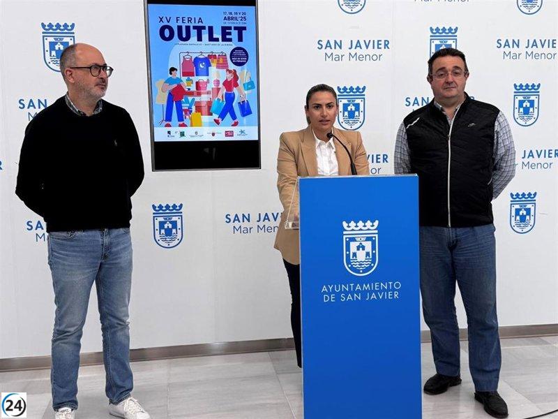 Santiago de la Ribera acoge su XV Feria Outlet con rebajas superiores al 50% durante la Semana Santa.