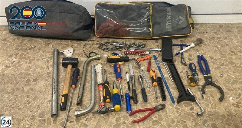 Capturado en Molina (Murcia) un individuo acusado de múltiples robos y violación de condena.