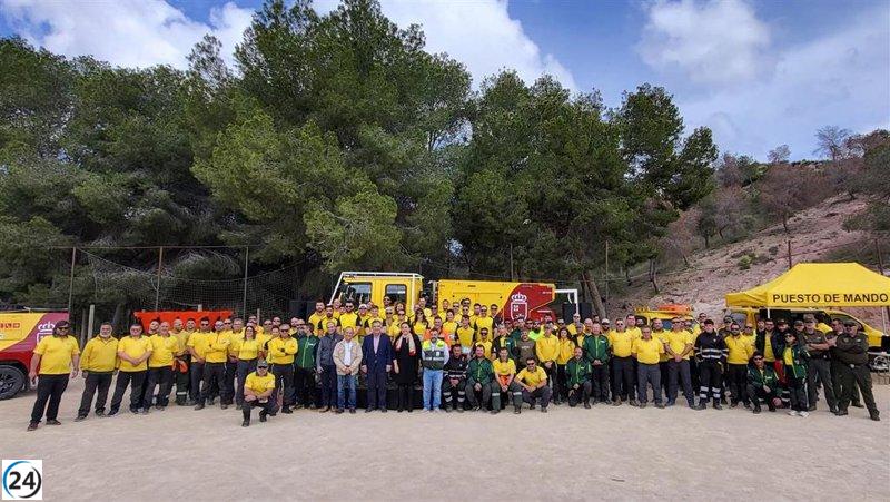 Murcia reporta 117 incendios forestales en 2024.