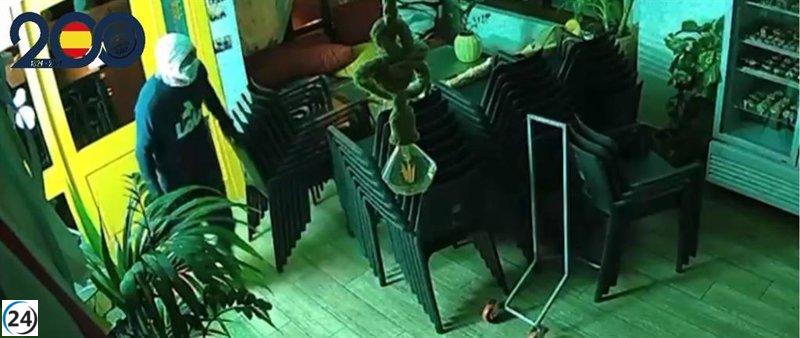 Arrestado en Cartagena un sospechoso de robos en un restaurante y vehículos.