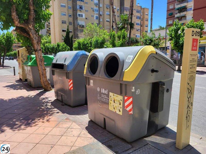 Incremento del 6,2% en el reciclaje de envases en Murcia durante 2024.