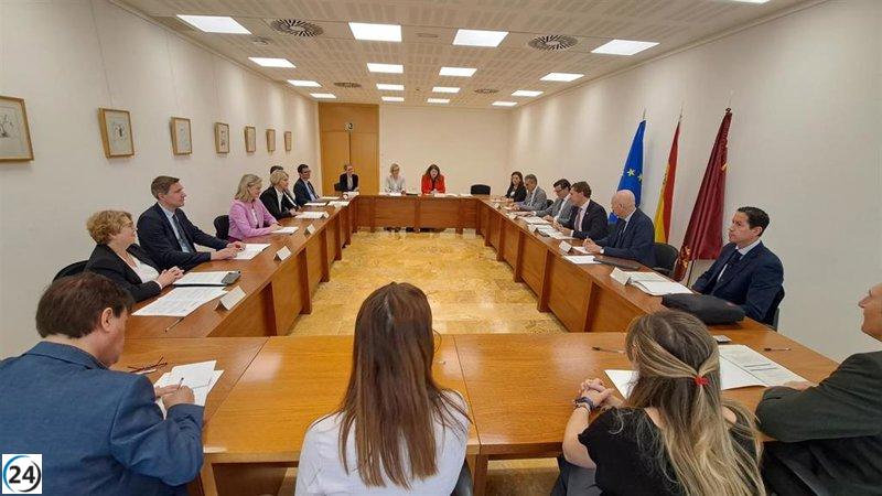 Colaboración entre el TSJ de Murcia y su par de Hamm para avanzar en la modernización judicial.