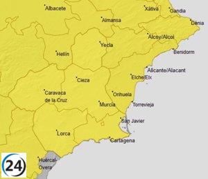 Toda la región en alerta amarilla por tormentas y lluvias esta madrugada.