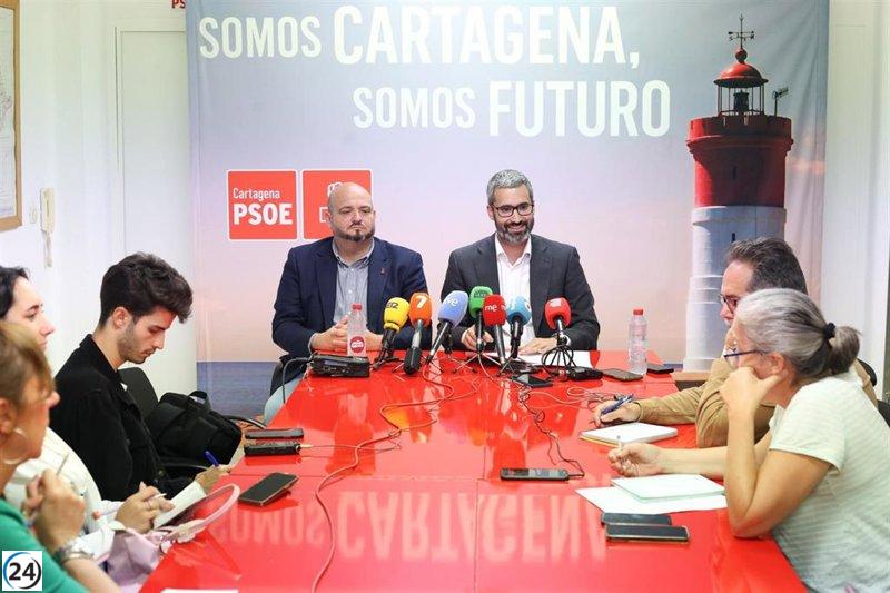 El PSOE propone la creación de la Comarca de Cartagena en la Asamblea Regional.