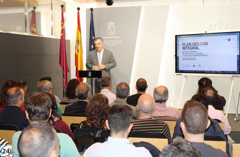 Comunidad presenta jornada técnica para fortalecer el Plan de Gestión Integral de Carrascoy y sus alrededores.