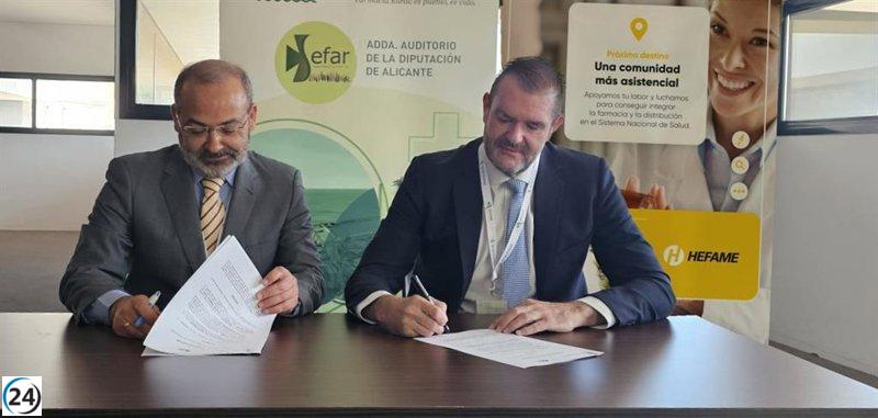 Hefame y SEFAR colaboran para potenciar la farmacia rural.