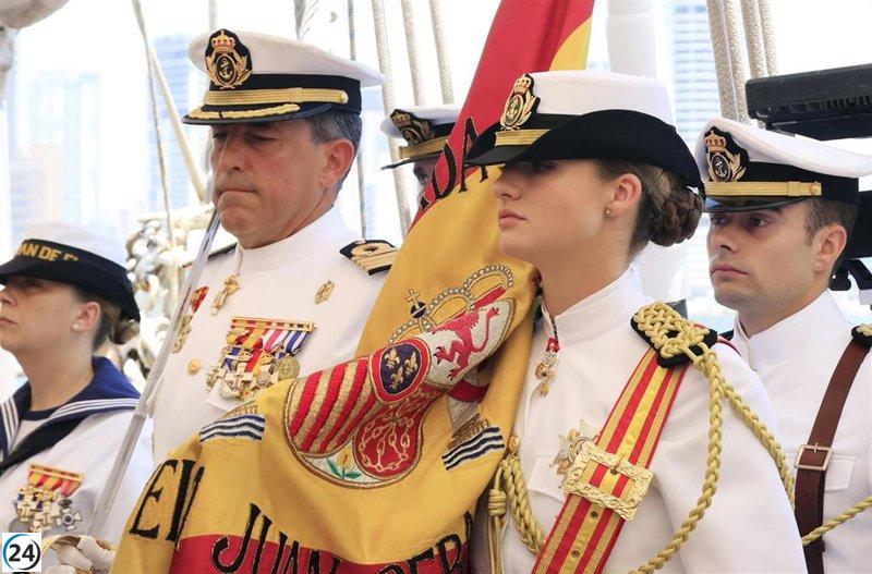 La Princesa Leonor finalizará su formación militar en la AGA en septiembre.