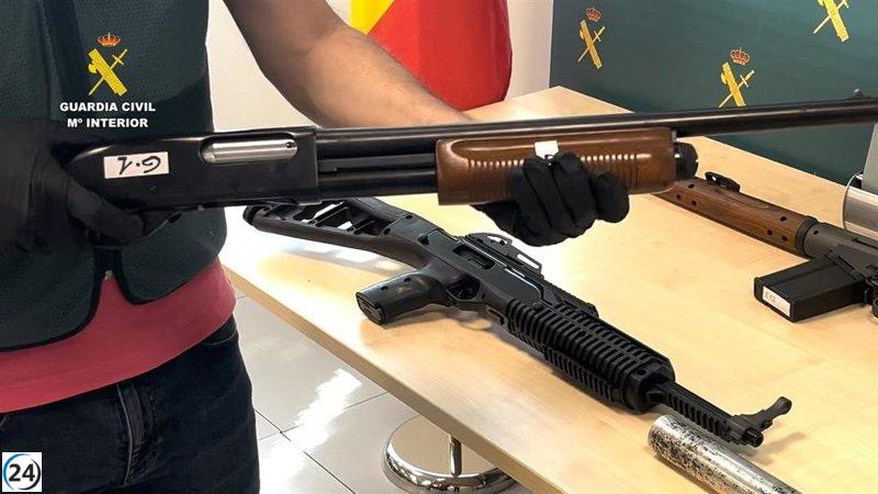 Desarticulada en Alguazas una banda que proveía armas a narcotraficantes.