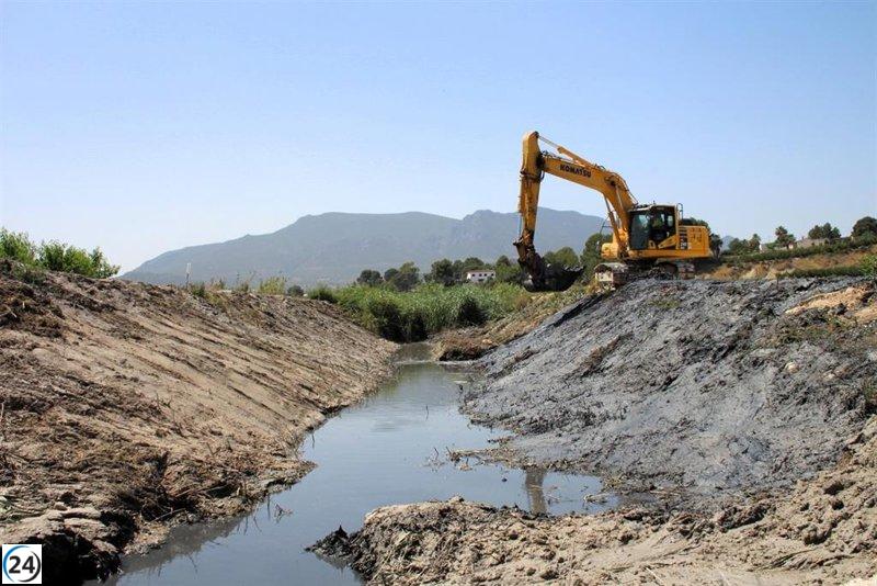 La CHS intensifica trabajos de emergencia en el río Segura y afluentes tras la dana.