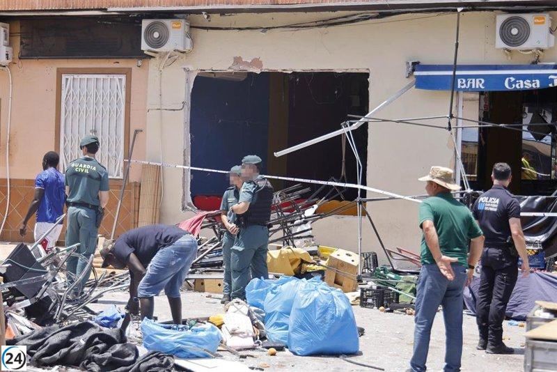 Mueren las dos víctimas más graves de la explosión en un bar de San Pedro del Pinatar.