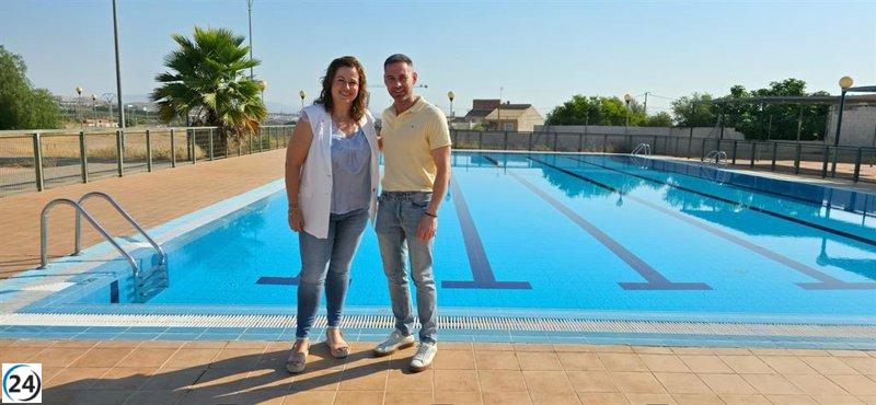 Inaugurada la temporada de natación en las piscinas de las pedanías murcianas.