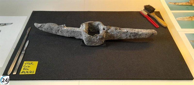 ARQVA exhibe un ancla romana descubierta en Cabo de Palos, Cartagena.
