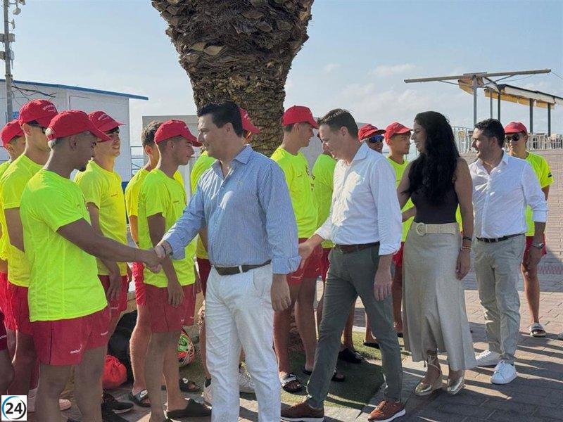 Vigilancia en playas de Santiago de la Ribera y La Manga de 11 a 19 horas este verano.