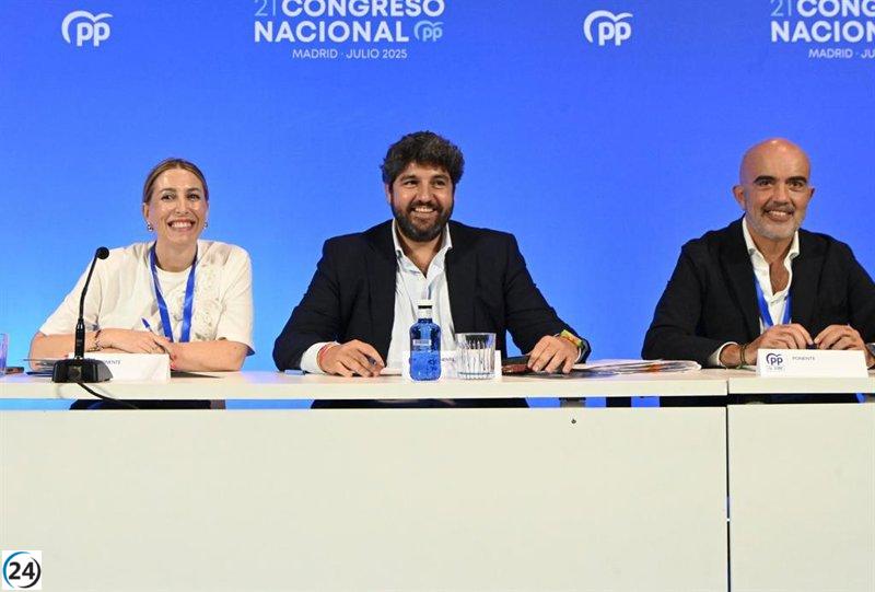 López Miras: El Congreso del PP impulsará a Feijóo hacia La Moncloa.
