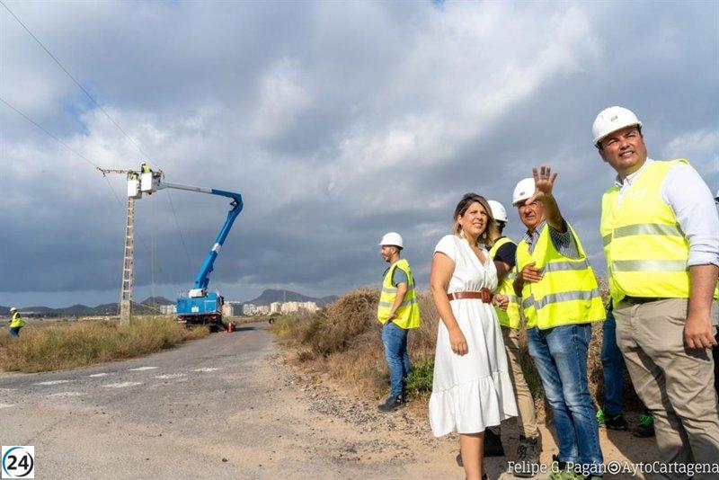 Desmantelan línea eléctrica en Marchamalo para salvaguardar la fauna y el medio ambiente.