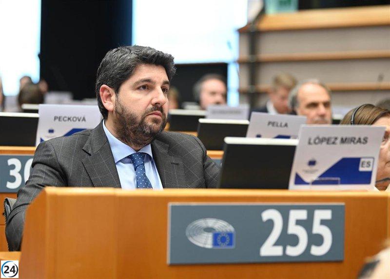 López Miras asume liderazgo del grupo de defensa en el Comité de las Regiones.