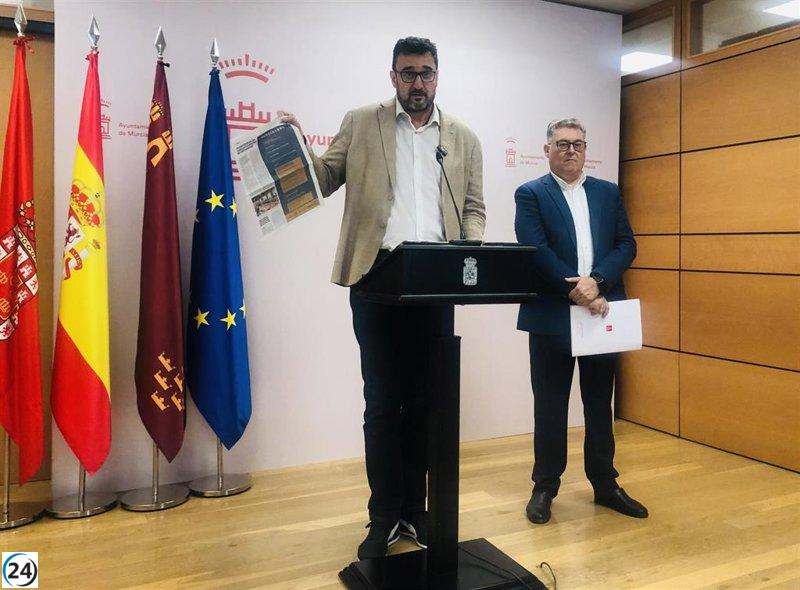 PSOE Murcia critica el despilfarro de 500.000 euros en contratos menores para celebrar el 1200 aniversario, centrados mayoritariamente en publicidad.