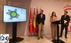 Ayuntamiento de Murcia lanza el último golpe para la nueva rotonda en el Polígono Industrial Oeste.
