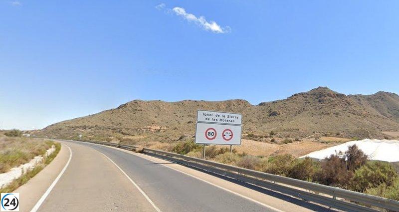 El gobierno lanza la licitación para reforzar la carretera Cartagena-Mazarrón con una inversión superior a 1,4 millones.