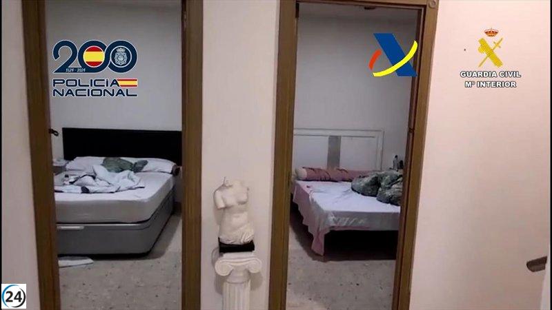 Desmantelan red de explotación sexual; rescatan a 162 mujeres en España.