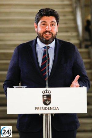 López Miras alerta que la independencia fiscal de Cataluña perjudicaría a la Región en 625 millones.