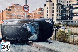 Inician investigación por infracción de seguridad vial a conductor que se dio a la fuga tras accidente en Cartagena.